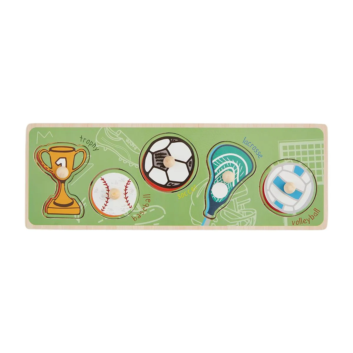 Sports Touch and Feel Puzzle - 3 Styles BY MUD PIE