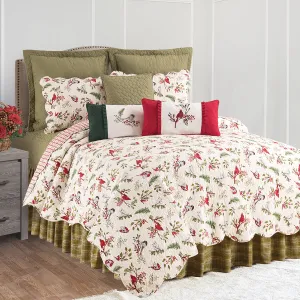 Sprig Birds Quilt Set