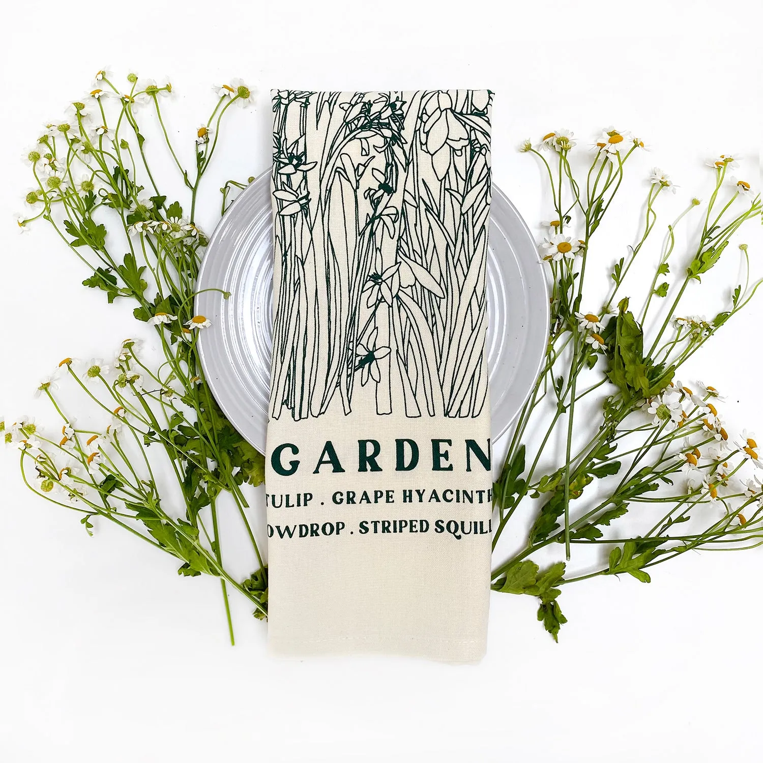 Spring Garden Kitchen Towel