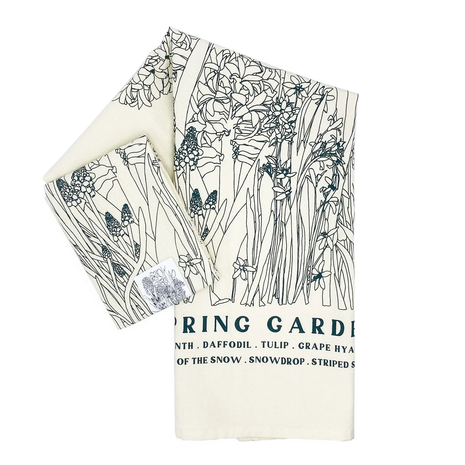 Spring Garden Kitchen Towel