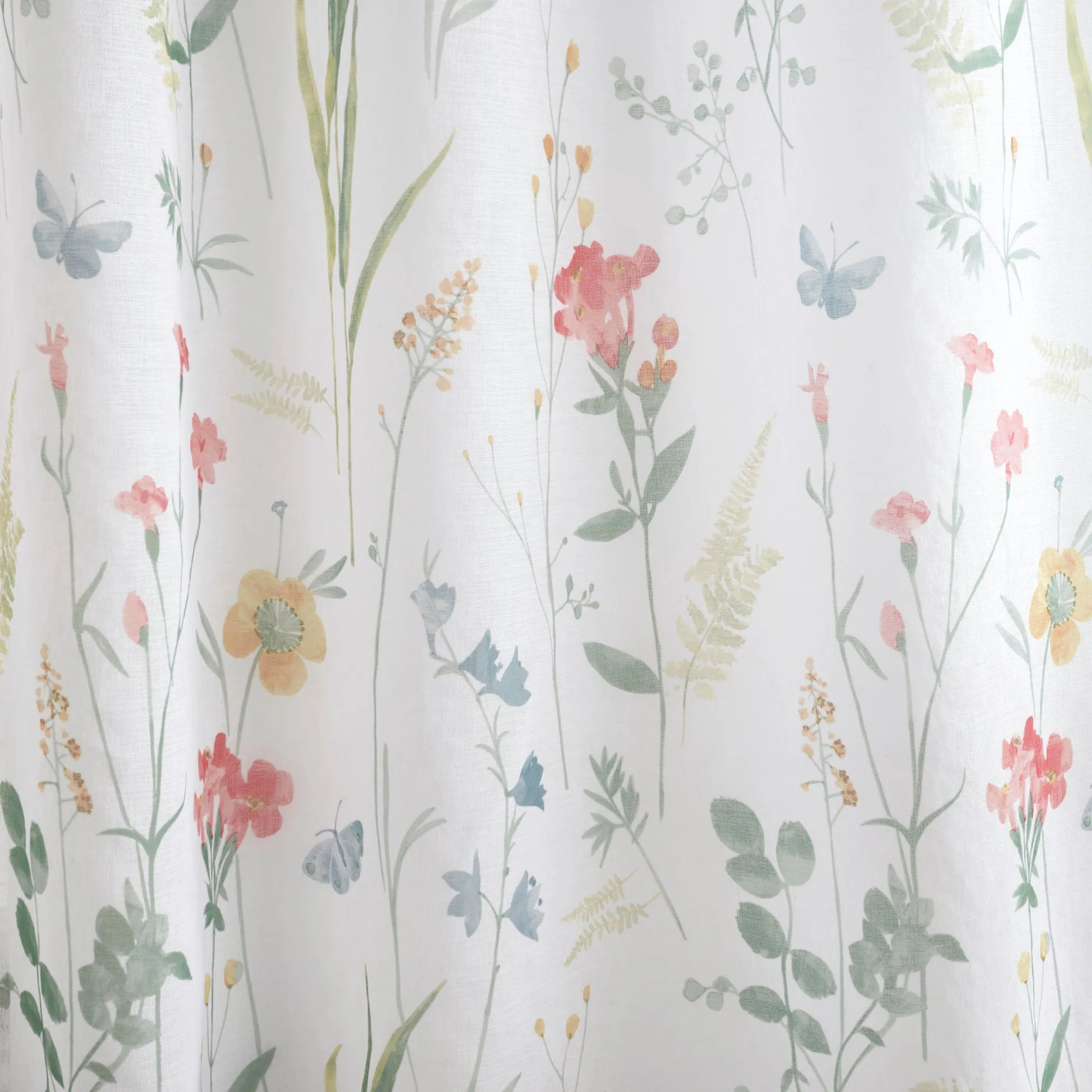 Spring Glade Voile Panel by Dreams & Drapes in Multi