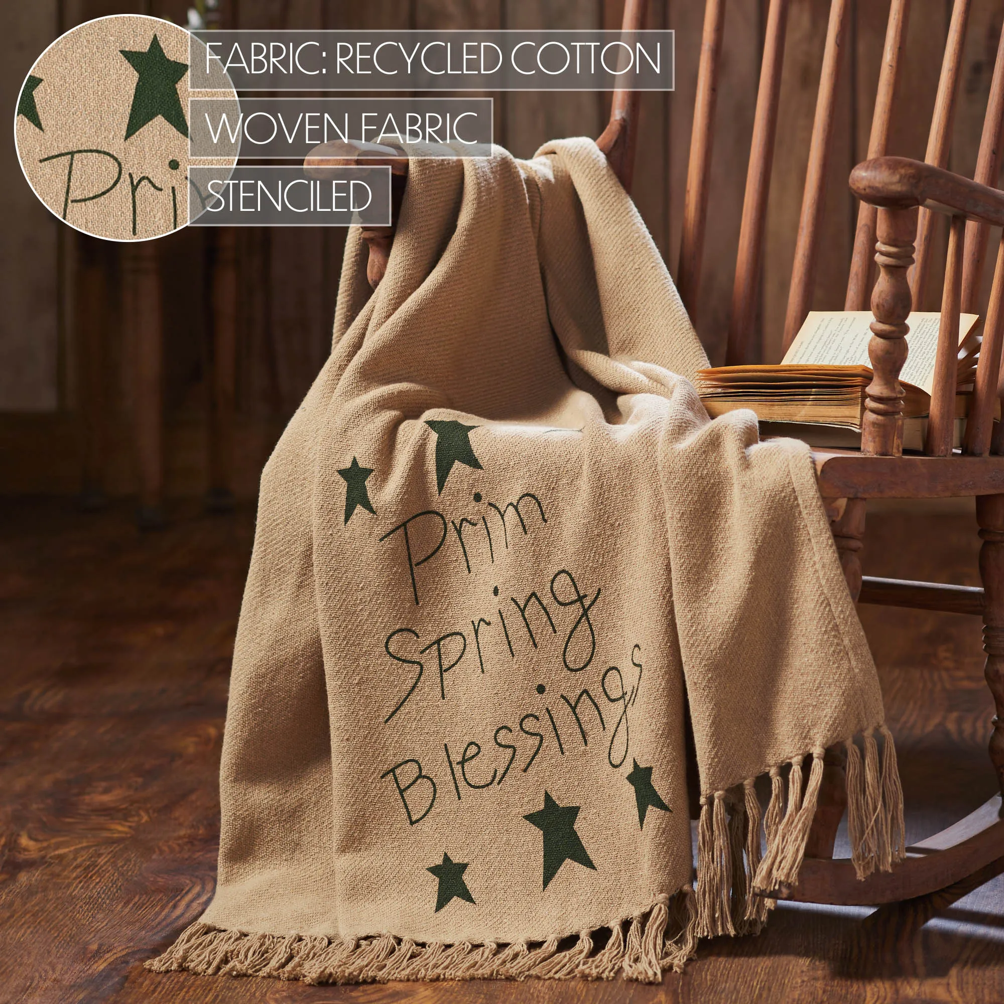 Spring In Bloom Woven Throw 50x60