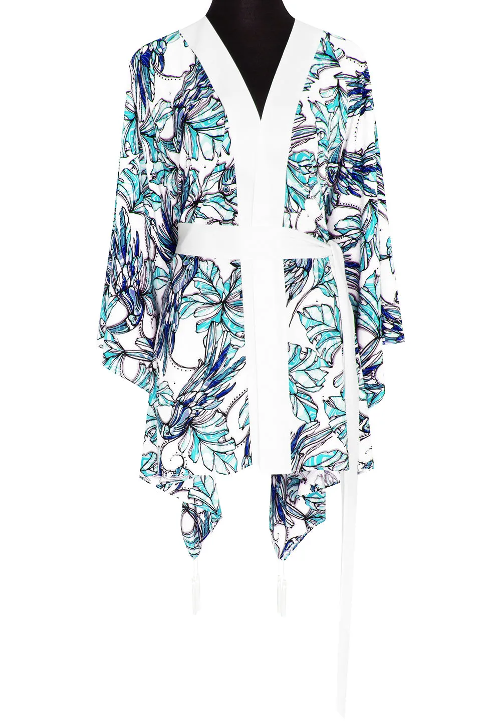 Spring Summer - Bluzonia Kimono (Off-White)