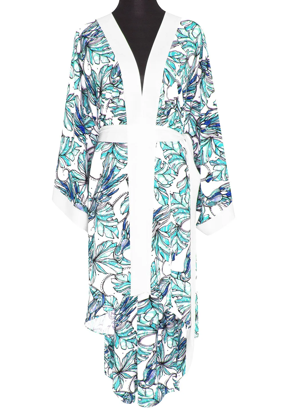 Spring Summer - Bluzonia Kimono (Off-White)