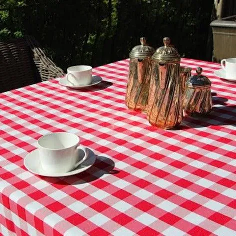 Square Checkered Tablecloth, Gingham Tablecloths