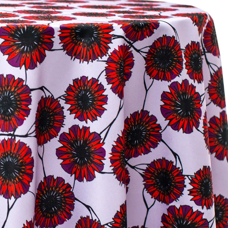 Square Floral Tablecloths