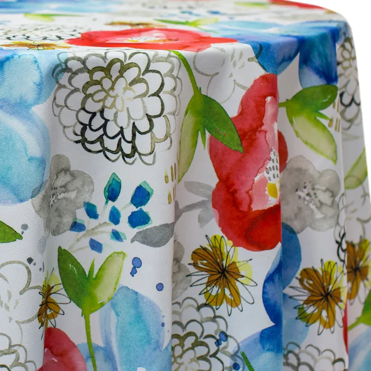 Square Floral Tablecloths