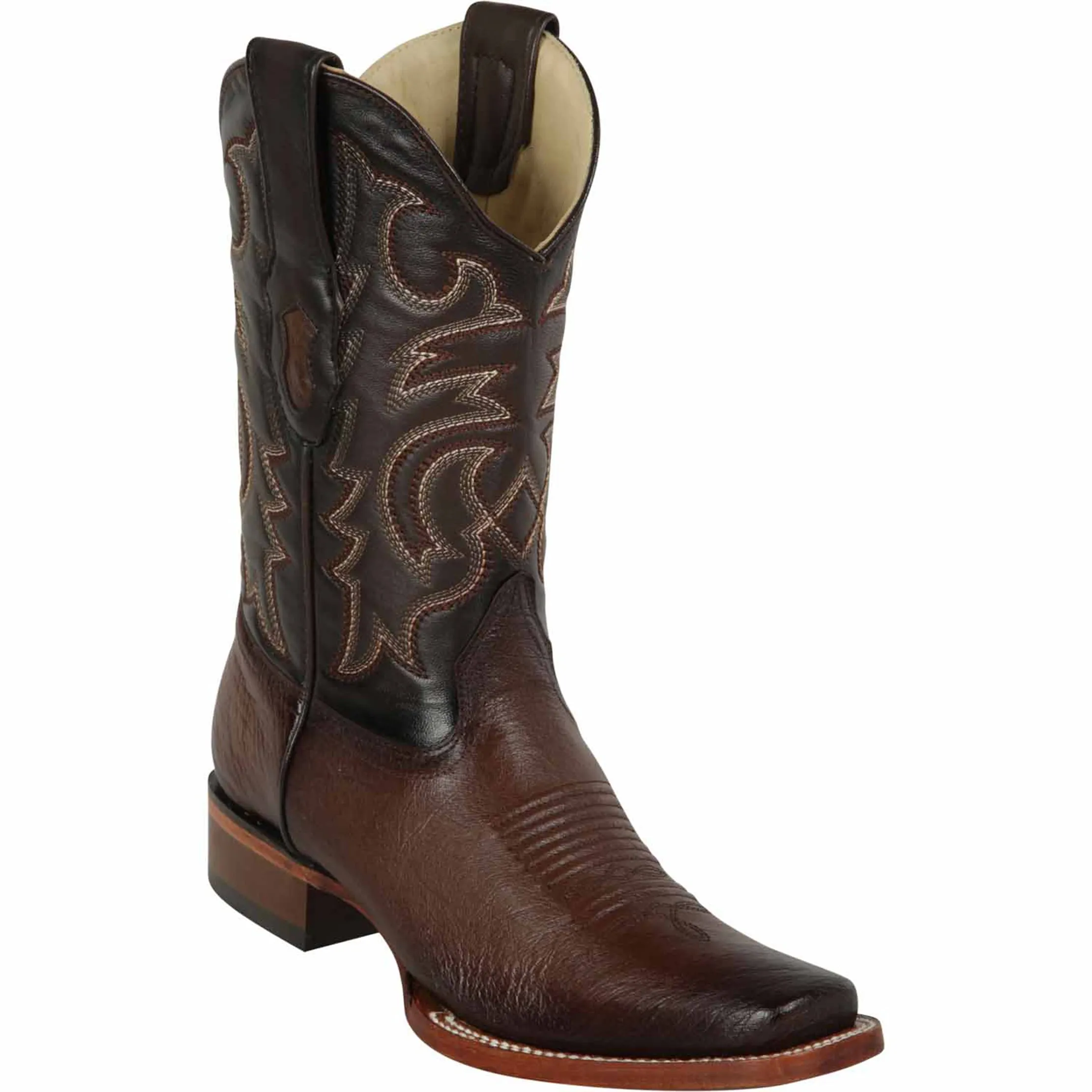 Square Toe Ostrich Boots