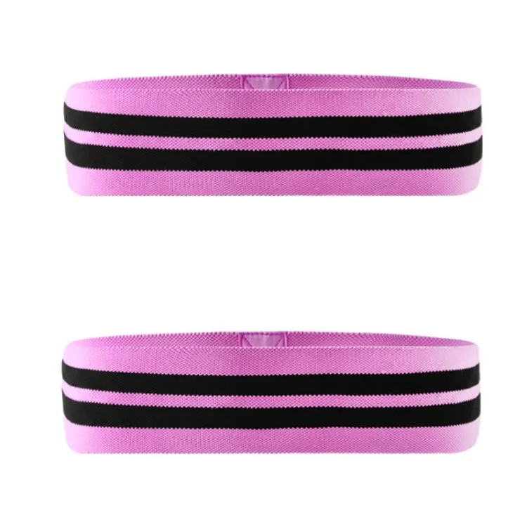 Squat Yoga Resistance Band Squat Loop Elastic Band, Size: 76 x 8cm（Pink）