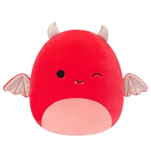 Squishmallows Season Halloween 7.5 Inch Plush Red Devil With Gold Wings