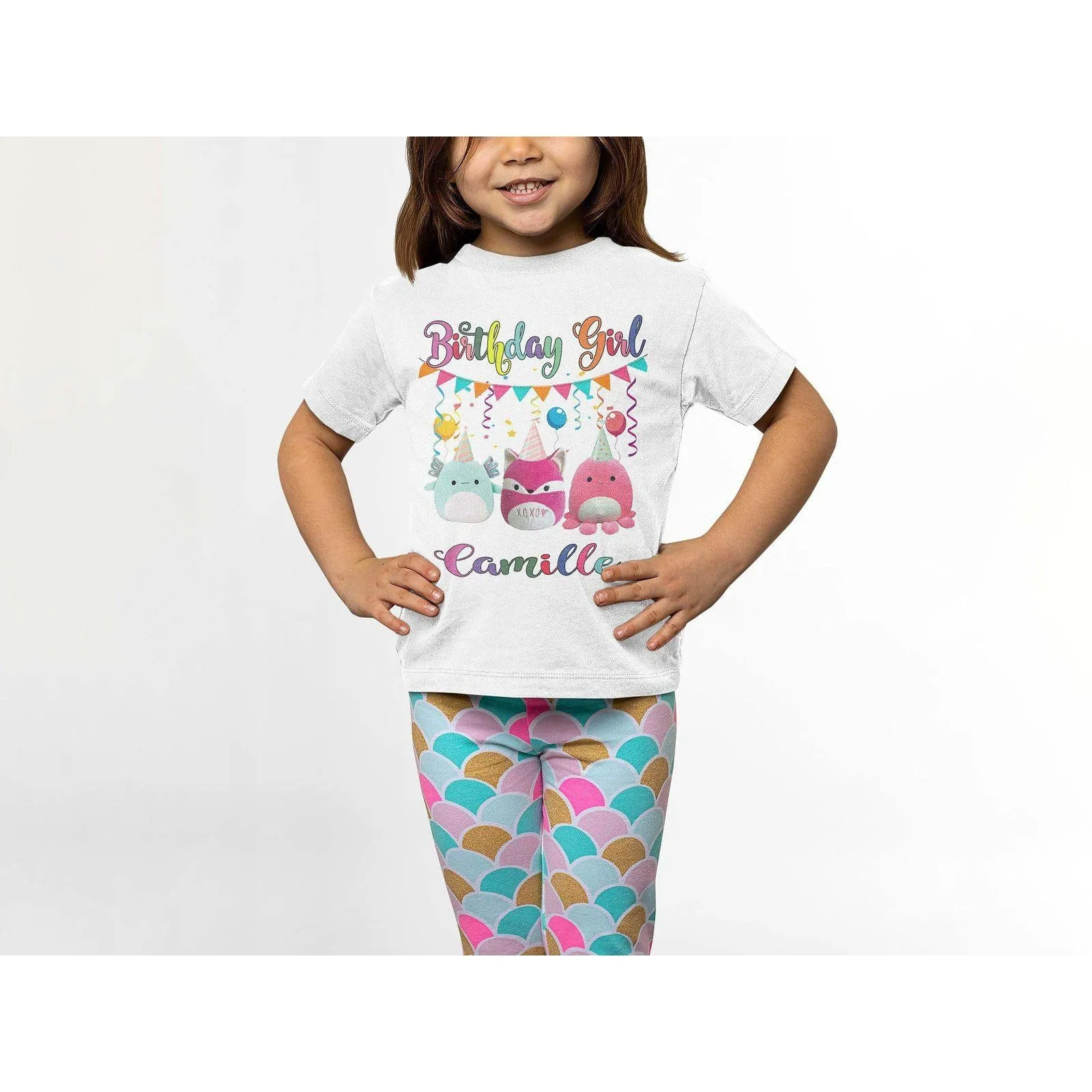 Squishmallows shirt | squishmallows birthday shirt | Girls Birthday Shirt