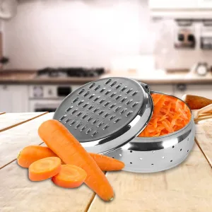 SS Grater with Storage