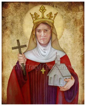 St. Audrey (Etheldreda) Print