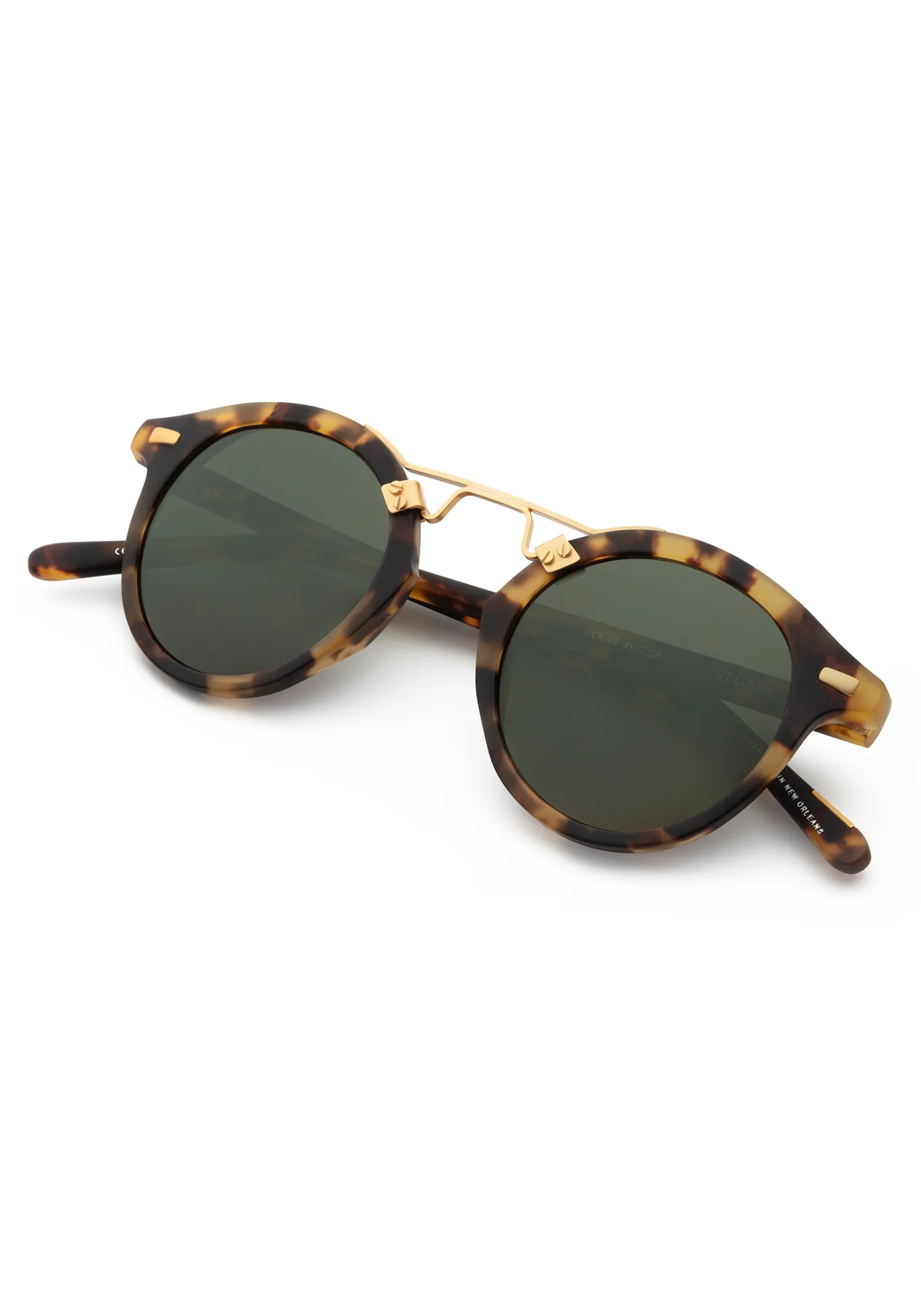 ST. LOUIS CLASSICS | Matte Tokyo Tortoise Polarized 24K