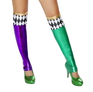 ST4723 - Green/Purple Jester Leggings