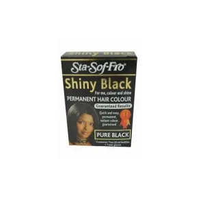 Sta-Sof-Fro Shiny Black Permanent Hair Colour 50ml