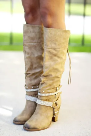 Stacey Nude Boots