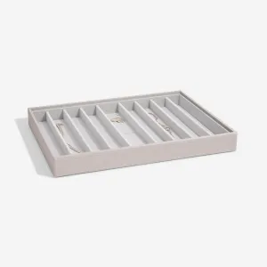 Stackers Supersize 9 Compartment Jewellery Tray Taupe