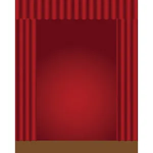 Stage Curtains Printed Backdrop