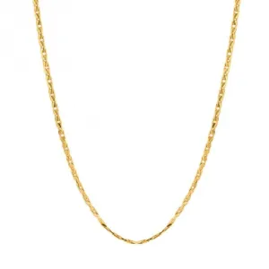 Stainless Steel 61cm Cardano Gold Plated Chain Necklace N4565