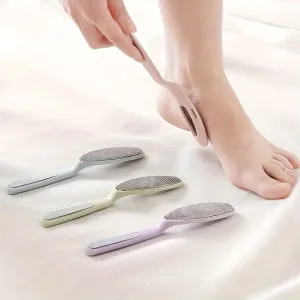 Stainless Steel Double Head Foot Rubbing Board  Foot Care Tool