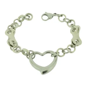 Stainless Steel Heart Bracelet