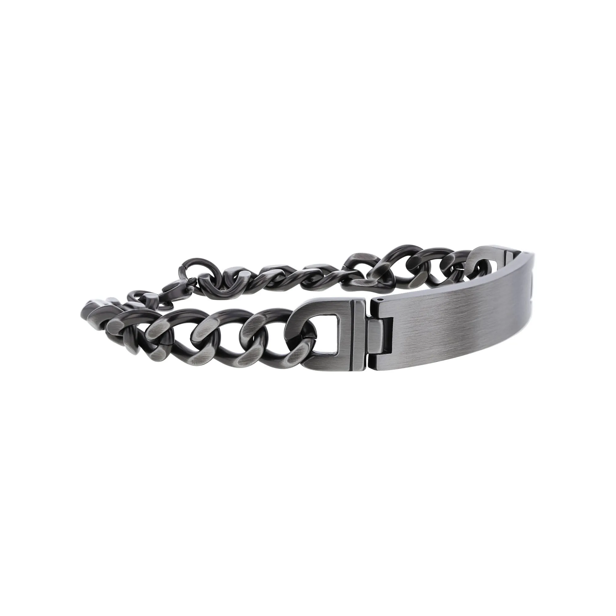 Stainless Steel ID Curb Link Bracelet