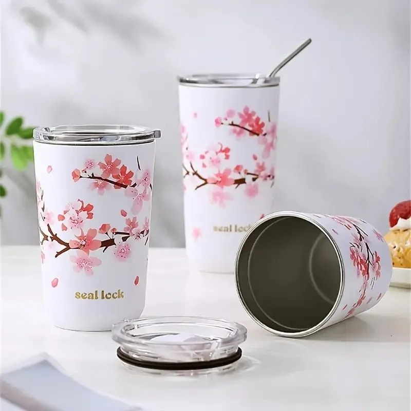 Stainless Steel Insulated Cup with Straw