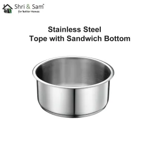 Stainless Steel Patila with Sandwich Bottom