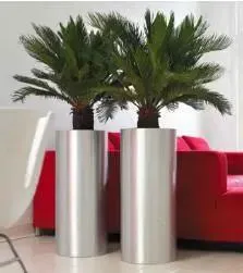 Stainless Steel Pillar Planters