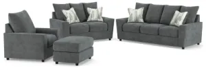 Stairatt Sofa, Loveseat, Chair and Ottoman