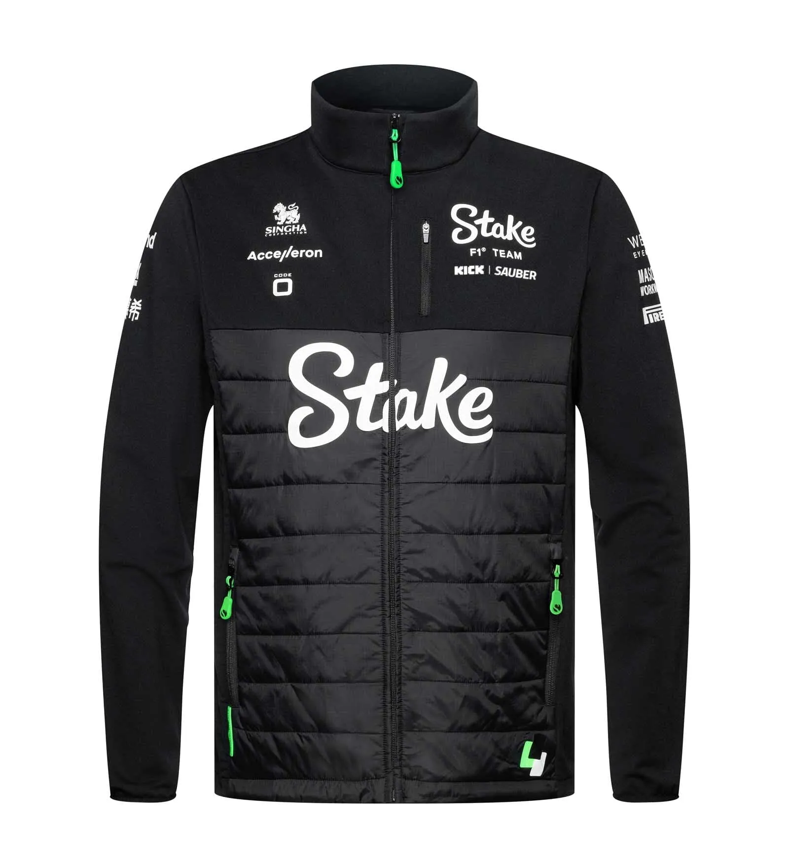 Stake F1 Kick Sauber 2024 Team Seasonal Jacket - Black