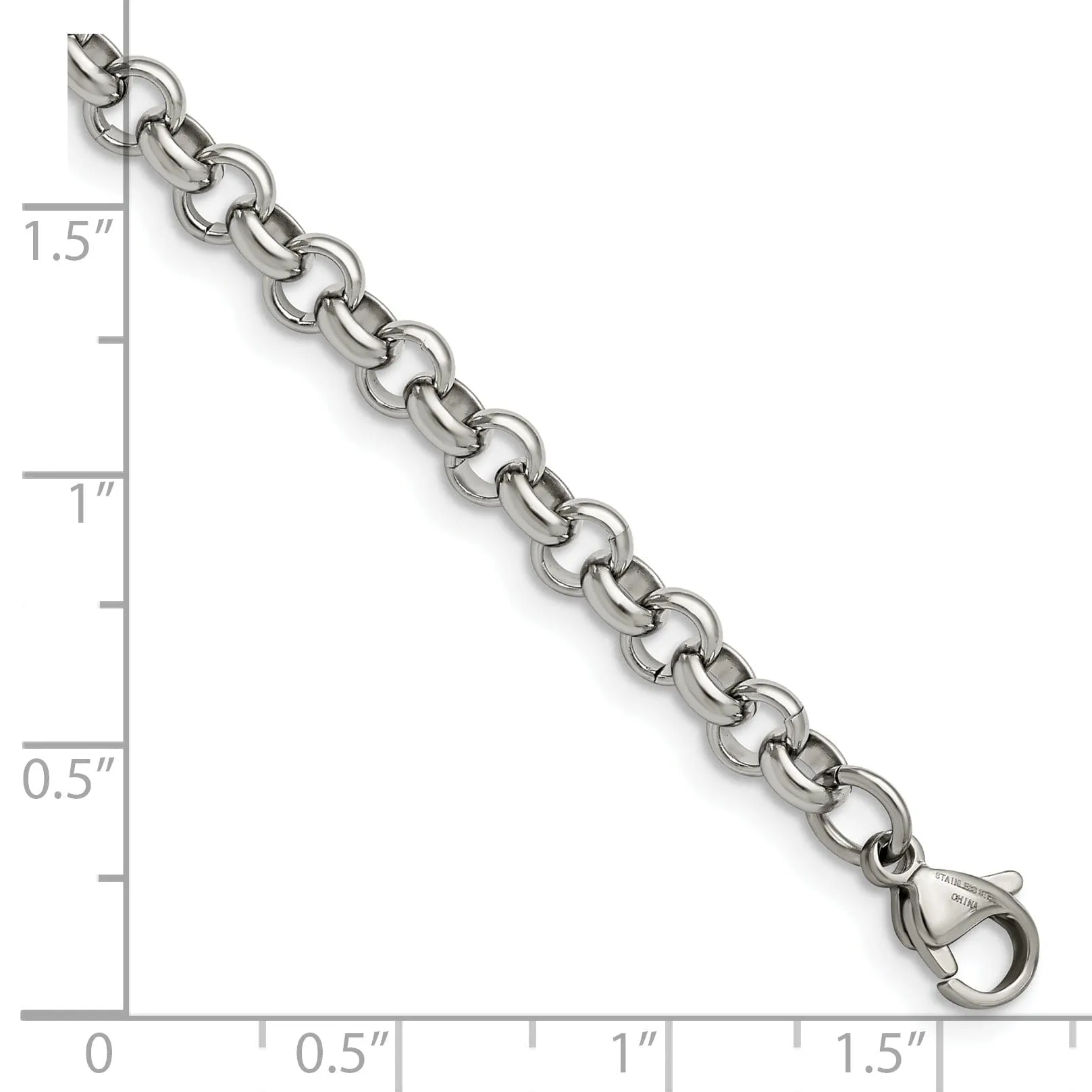 Staless Steel Rolo Chain 6MM