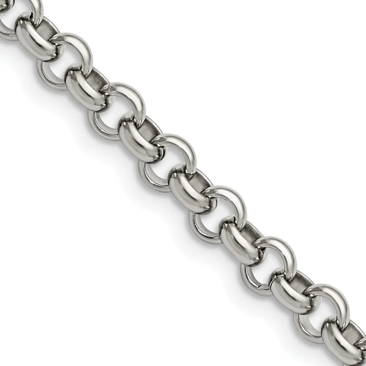 Staless Steel Rolo Chain 6MM