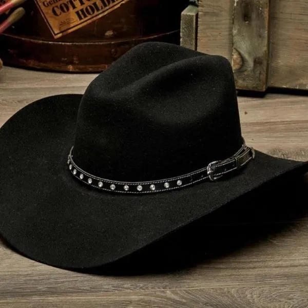 Stamped Western Felt 100X Wool Hat - The Harley