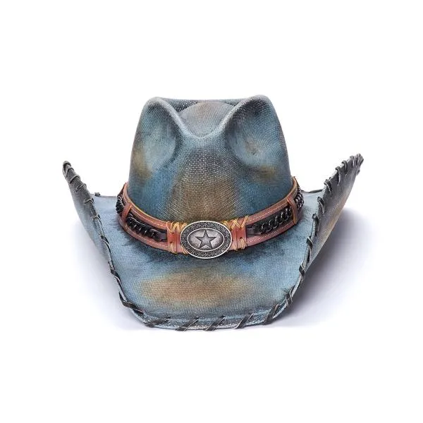 Stampede Blue Western Hat - Blue Denim