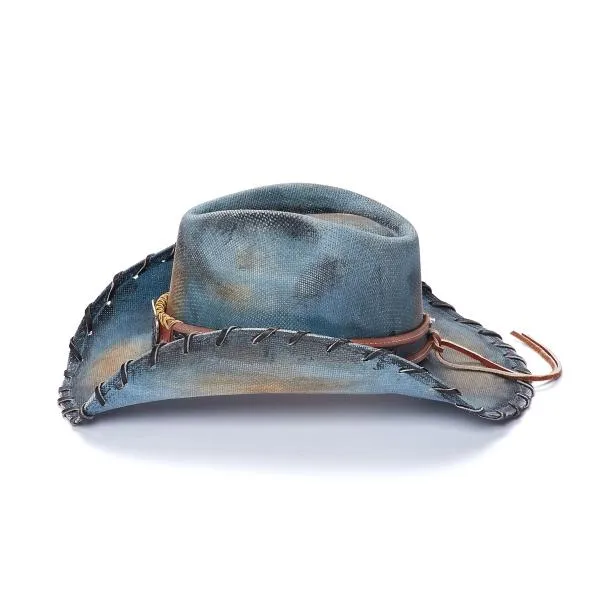 Stampede Blue Western Hat - Blue Denim