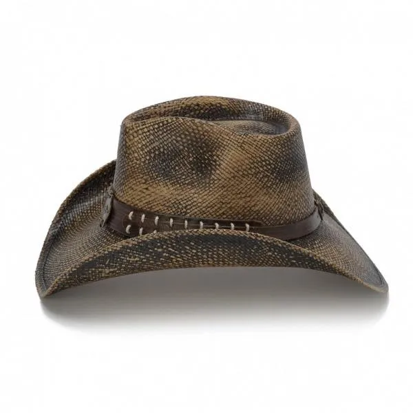 Stampede Men's Western Straw Hat - The George with Guitar Head