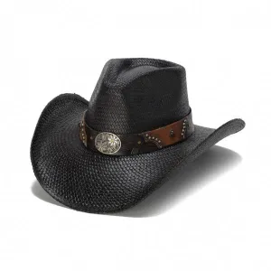 Stampede Western Straw Hat- The Black Mamba