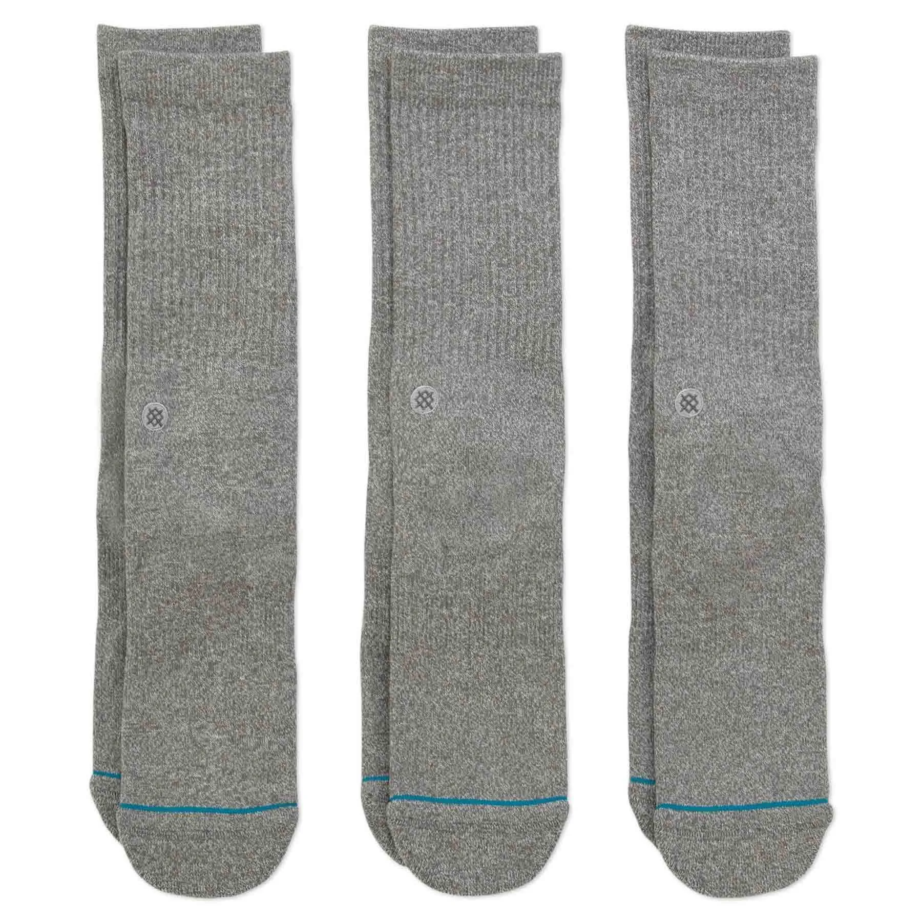 Stance Icon of Socks - Grey Heather (3 Pack)