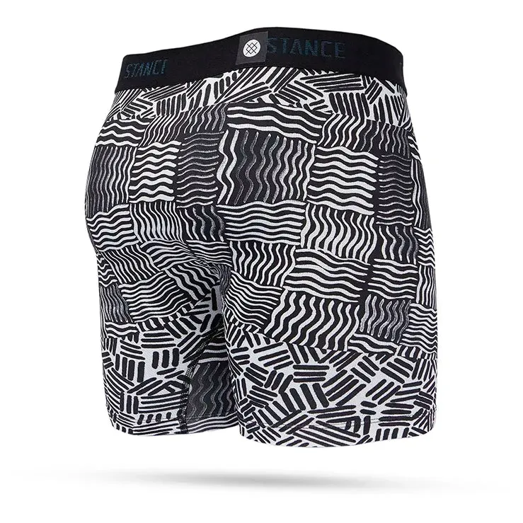 Stance Socks Crosshatch Wholester Mens Boxer Briefs - Black