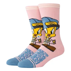 Stance x Looney Tunes Tweety Crew Socks - Pink