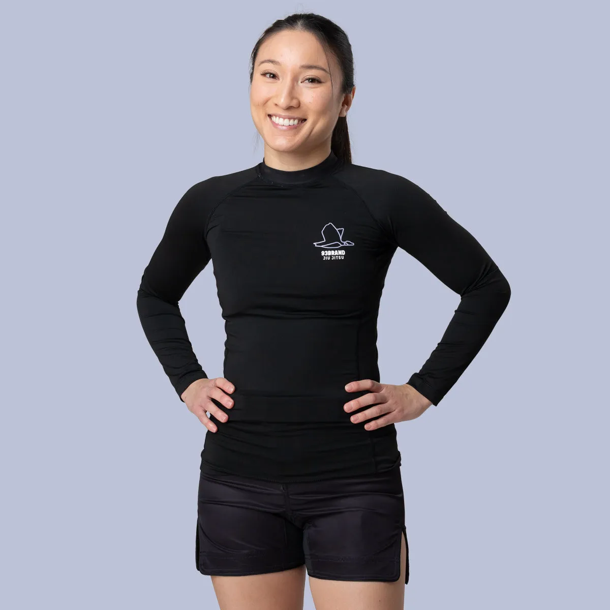 Standard Issue L/S Women's Rash Guard 2-PACK (Black, Smoke Grey)