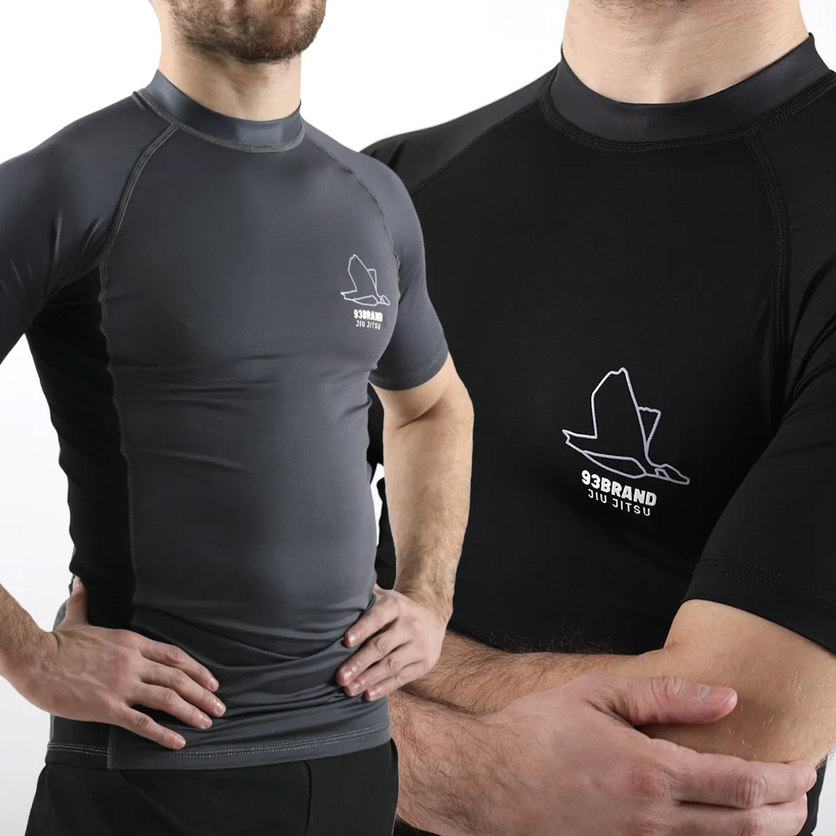 Standard Issue S/S Rash Guard 2-PACK (Black, Smoke Grey) (WHOLESALE)