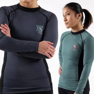 Standard Issue Women's LS Rash Guards 2-PACK (Sage Green, Slate Grey) (WHOLESALE)