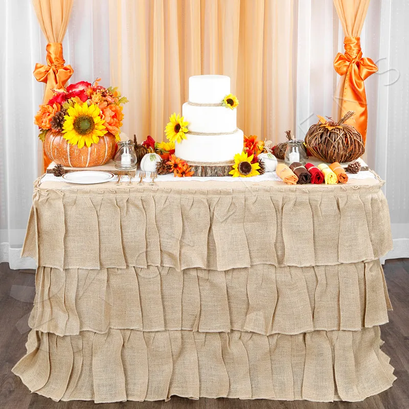 Standard Satin Chair Sash - Burnt Orange