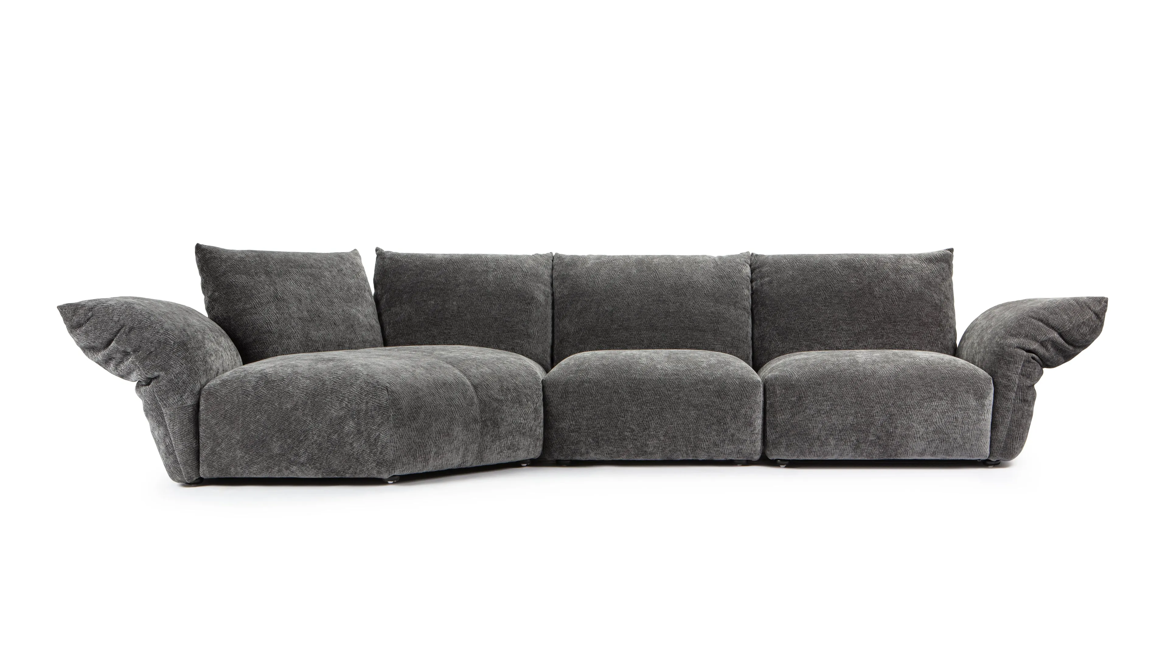 Standard - Standard Sofa, Charcoal Chenille