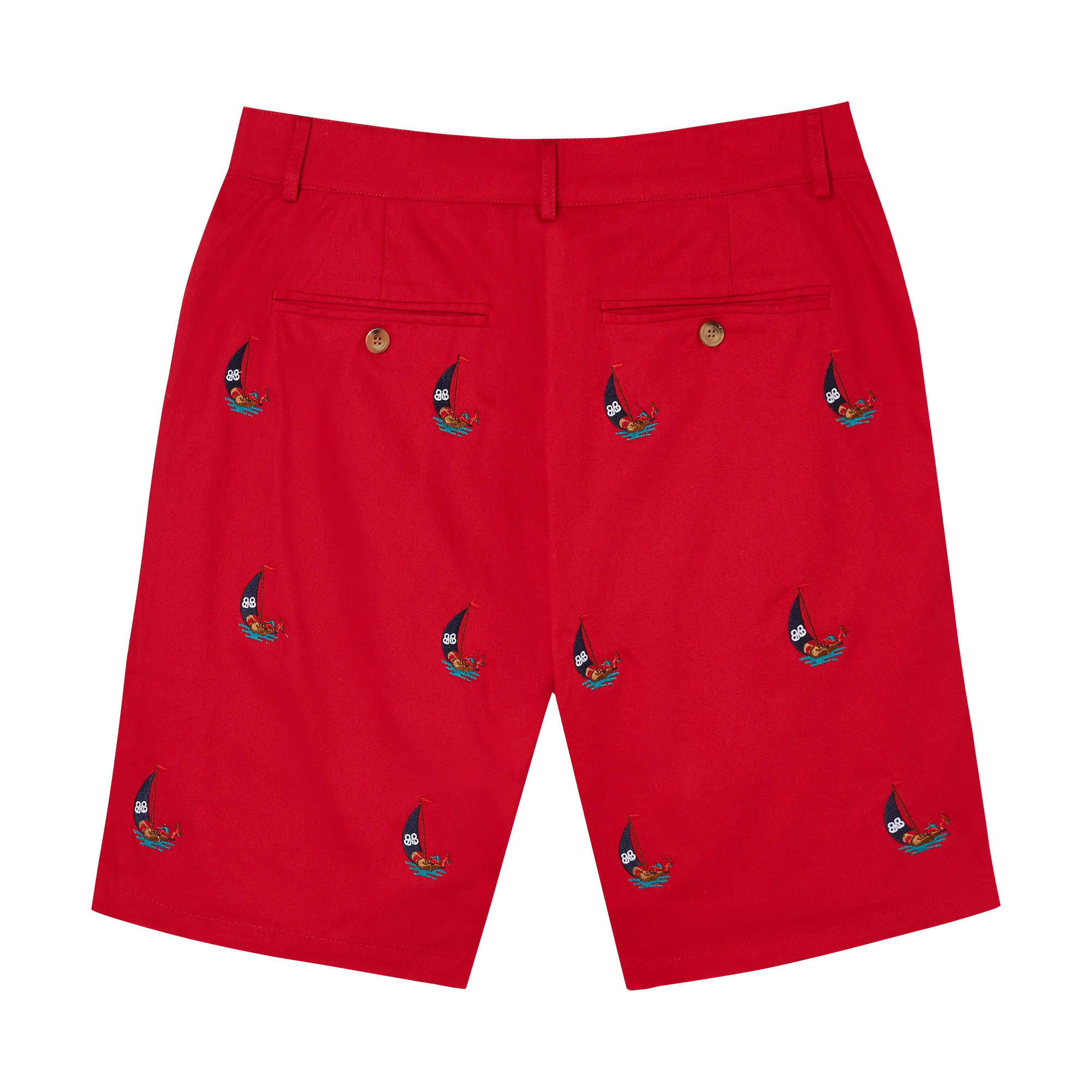 STAPLE CHINO SHORTS-RED