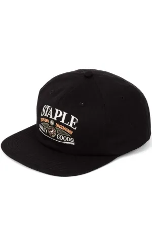 Staple Design Twill Cap with Embroidered Graphic