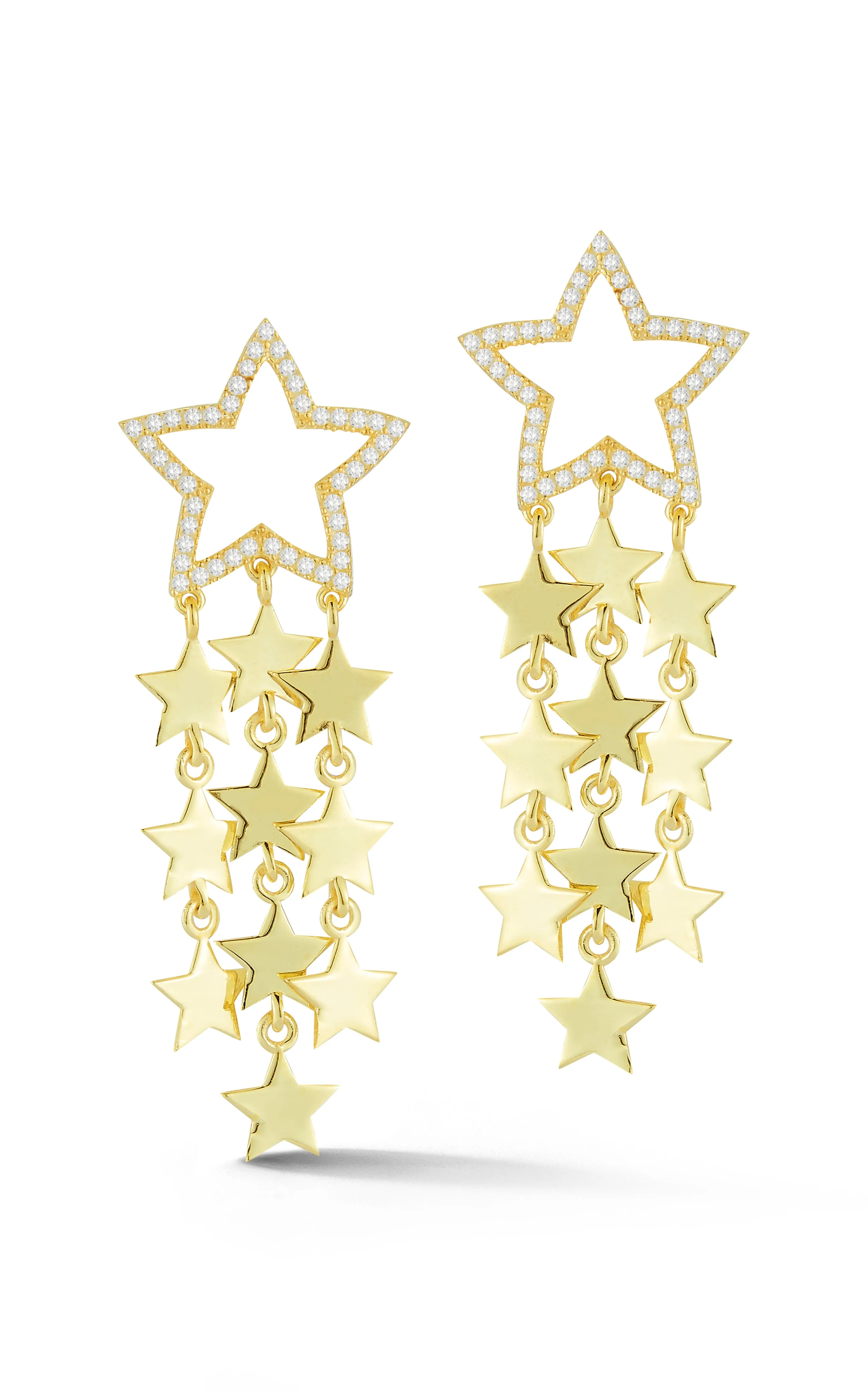 Star Drop Statement Earring